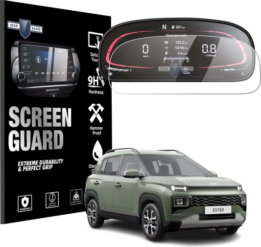 Hyundai Exter Speedometer | Instrument Cluster Screen Guard -XTER_CLEAR