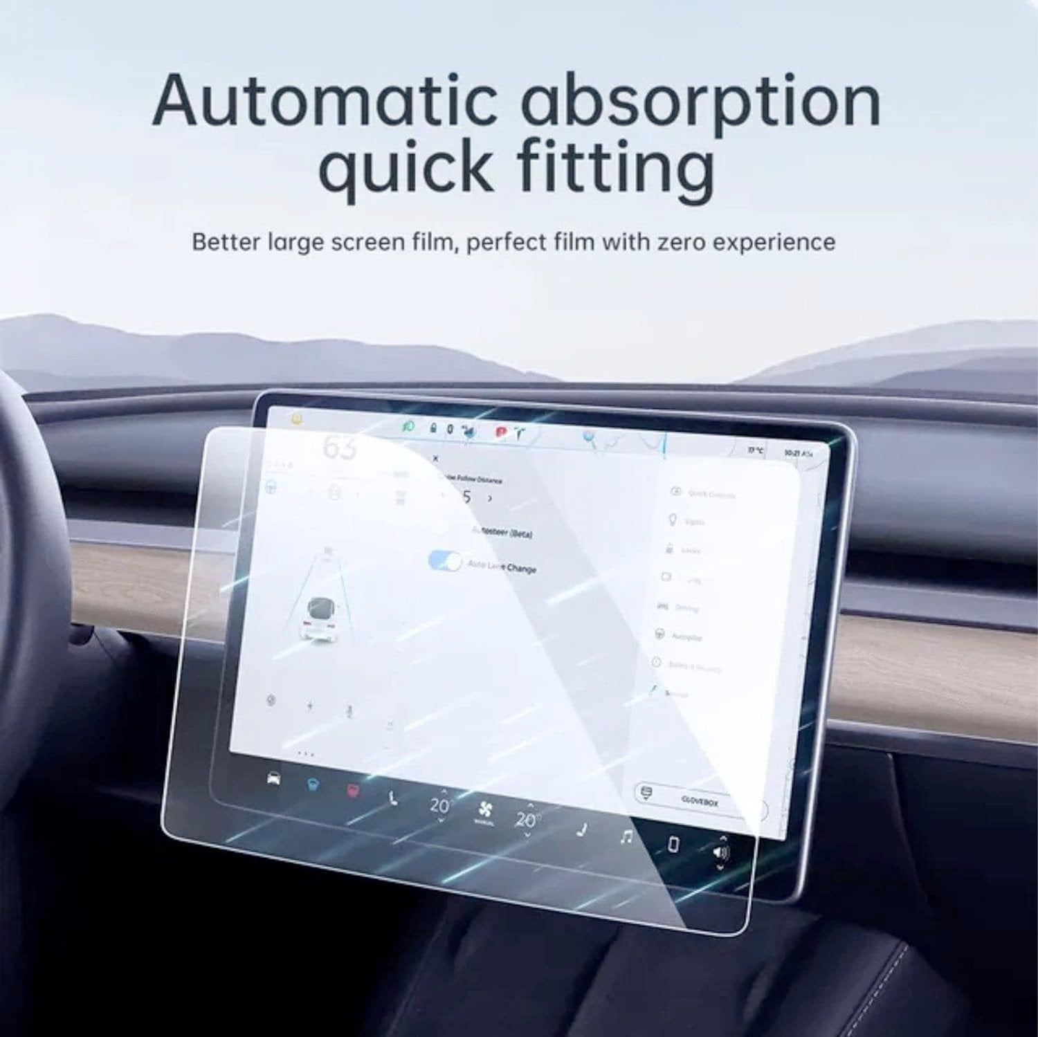 Hyundai i20 Facelift 2023 Asto (O) Accessories Touch Screen Guard -i20FACELIFT_MT