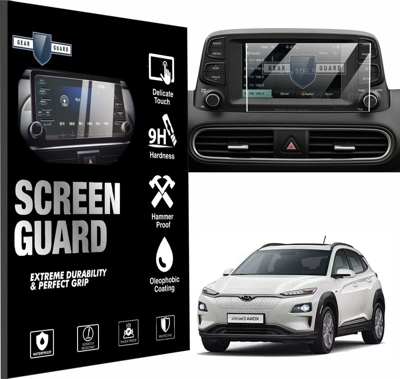 Hyundai Kona EV Infotainment System Touch Screen Guard - KONA_EV_C