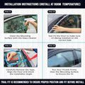 Hyundai Venue Door Visor | Rain Visor | Sun Visor [2025 - 2026] - DV_VENUE_2025_BLK