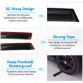 Hyundai Venue Door Visor | Rain Visor | Sun Visor [2025 - 2026] - DV_VENUE_2025_BLK