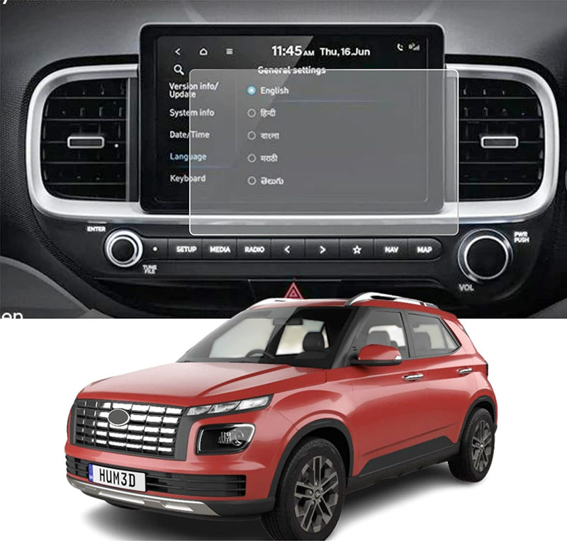 Hyundai Venue Facelift Touch Screen Guard [2022 - 2025] - S8C_VENUE_F
