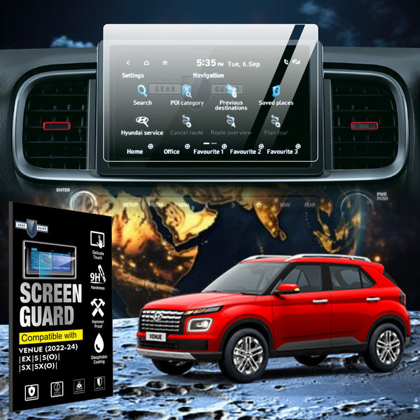 Hyundai Venue Facelift Touch Screen Guard [2022 - 2025] - S8C_VENUE_F