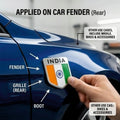 India Flag 3D Metal Sticker Emblem - STICKER_INDIA