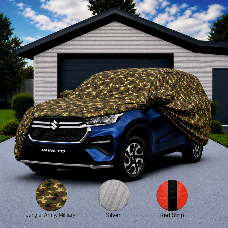 Camouflage Waterproof Car Body Cover for Maruti Suzuki Invicto