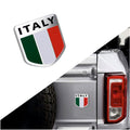 ITALY Logo Car Badge Emblem | 5cm x 5cm | All Vehicle Exterior Decorative Logo, Self - Adhesive - STICKER_ITALY