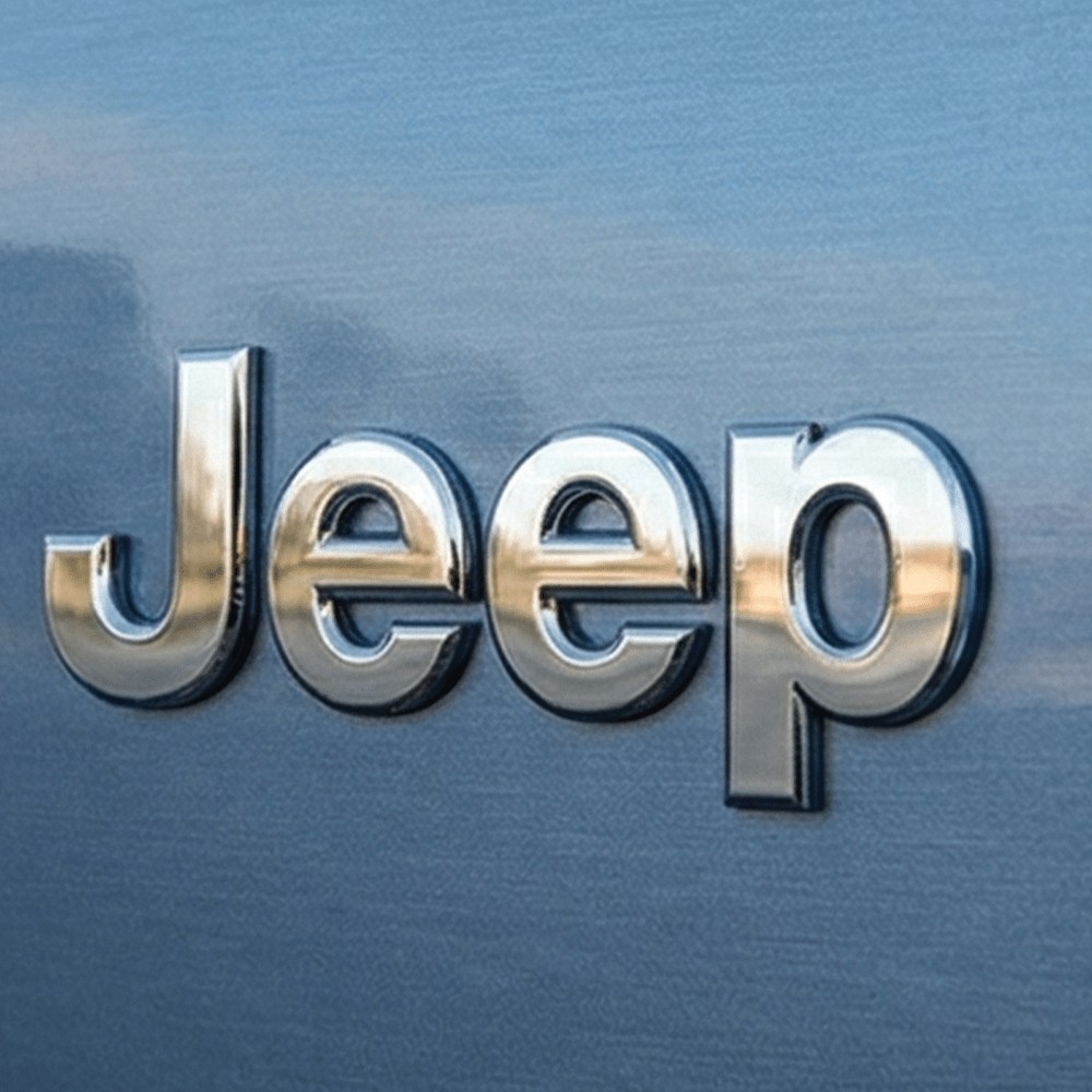 Jeep 3D Metal Sticker - 13cm x 4cm - STICKER_JEEP_SILV