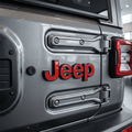 Jeep 3D Metal Sticker - 13cm x 4cm - STICKER_JEEP_RED