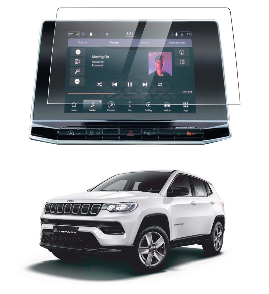 Jeep Compass Accessories Touch Screen Guard -JEEP_COMPASS_8.4