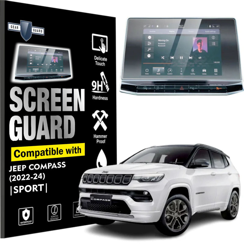 Jeep Compass Touch Screen Guard [2022 - 2025] - M10C_COMPASS