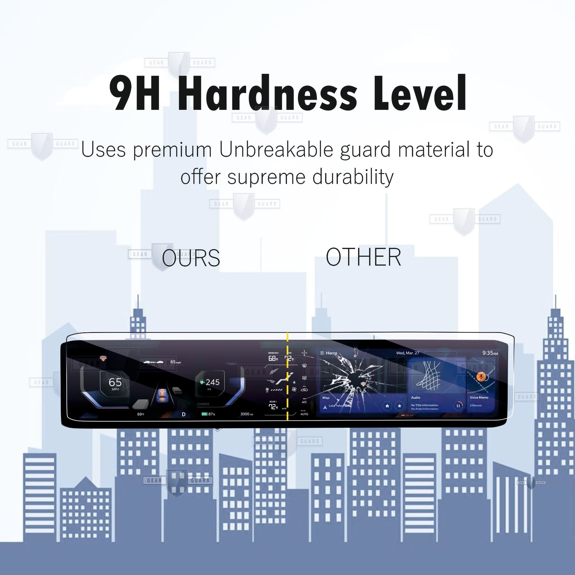 Kia Carens Clavis Infotainment system Screen Guard [2025 - 2026] - M8C_CLAVIS_8INCH_AC