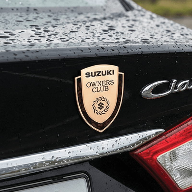 Kia Owners Club 3D Metal Sticker - OWNERSCLUB_KIA_GLD_BB