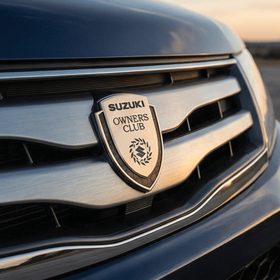 Kia Owners Club 3D Metal Sticker - OWNERSCLUB_KIA_GLD_BB