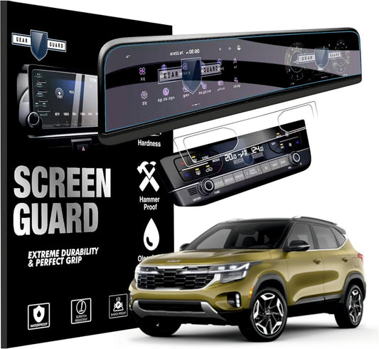 Kia Seltos Facelift Bundle (Fullscreen Screen Guard + Ac Vent Protector) -SELTOS_FACE_FULL-AC