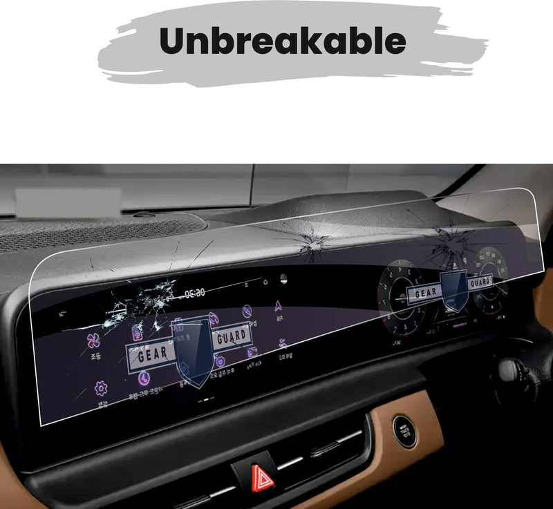 Kia Seltos Facelift Touch Screen Guard With AC Vent Protector [2023 - 2025] - CFC_SELTOS_FULLAC