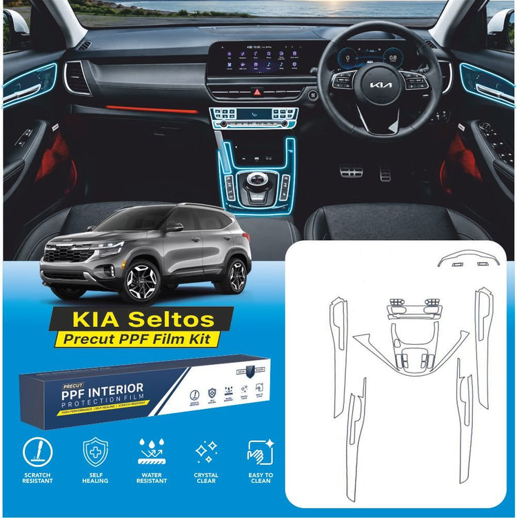 KIA Seltos Full Interior Precut PPF Film KIT -SP_SELTOS_PPF_KIT