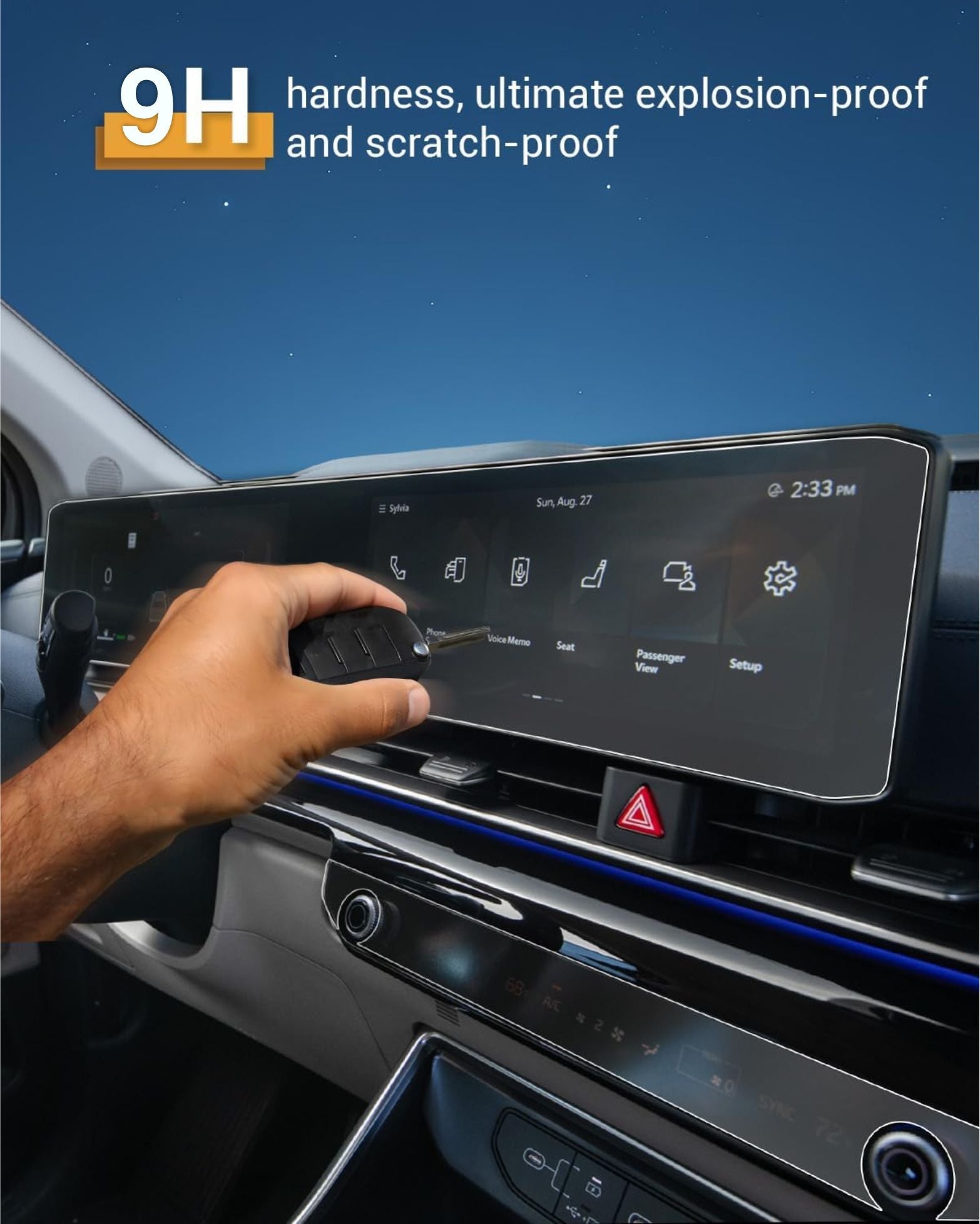 Kia Seltos Full Touch Screen Guard [2026] - CFC_SELTOS_2026