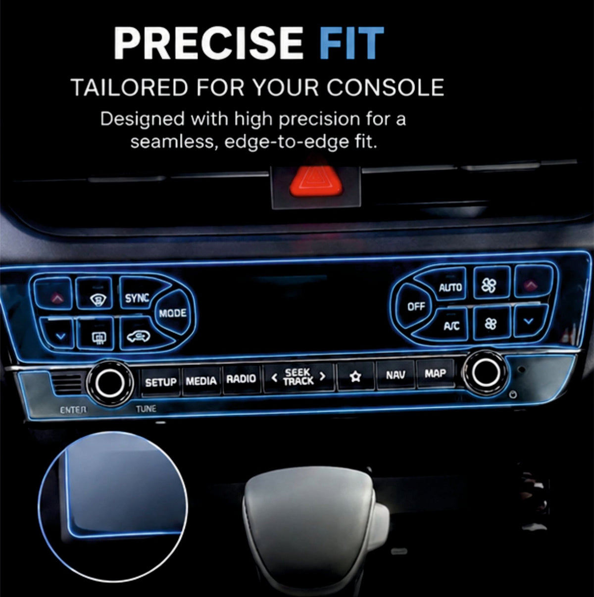 KIA Seltos Interior AC Vents Precut PPF Guard [2023-2025] -SP_SELTOS_AC