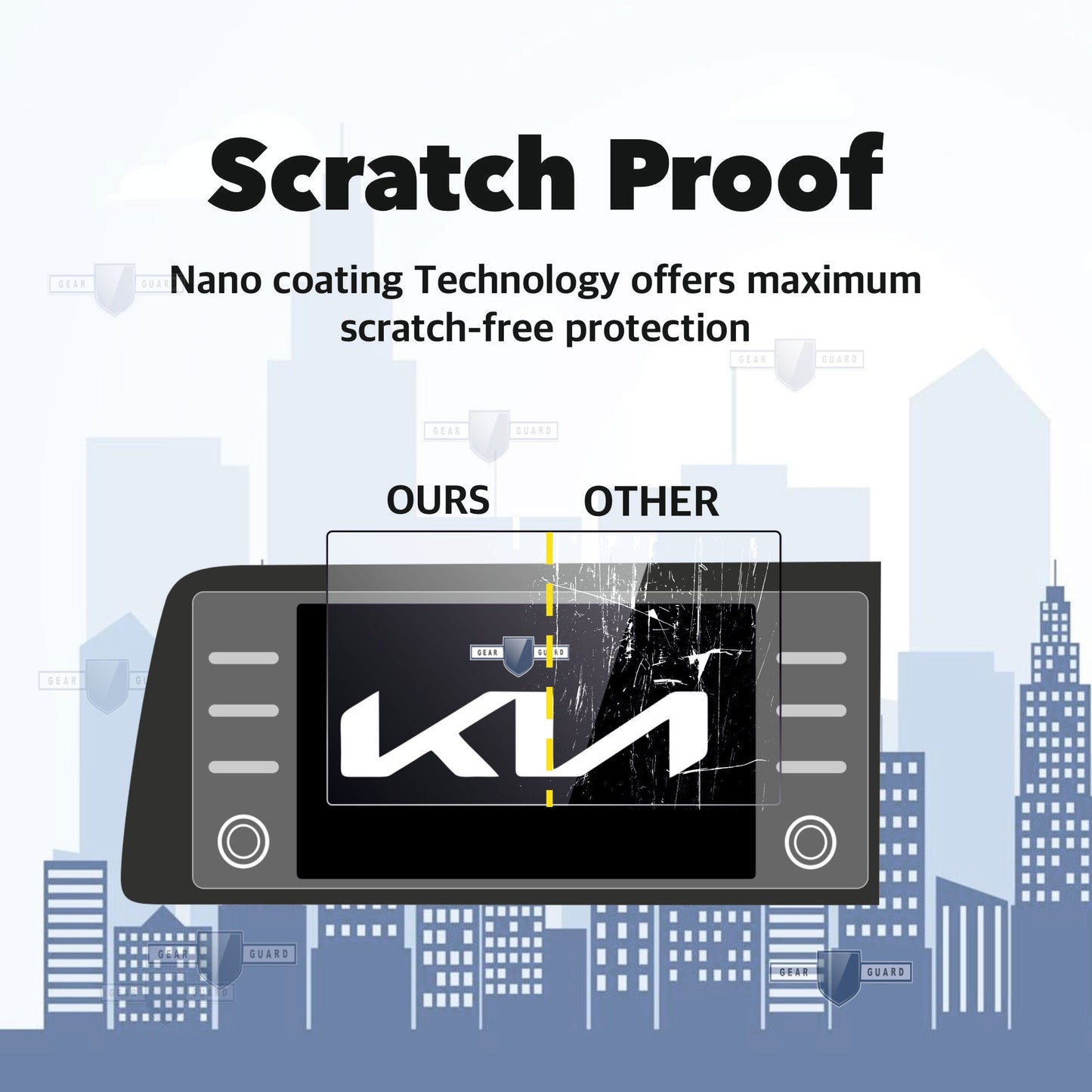 Kia Sonet 2024 Accessories Touch Screen Guard -VS_SONET8C_2024