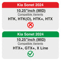 Kia Sonet Facelift 2024 HTX+ | GTX+ | X LINE (Instrument Cluster) 10.25