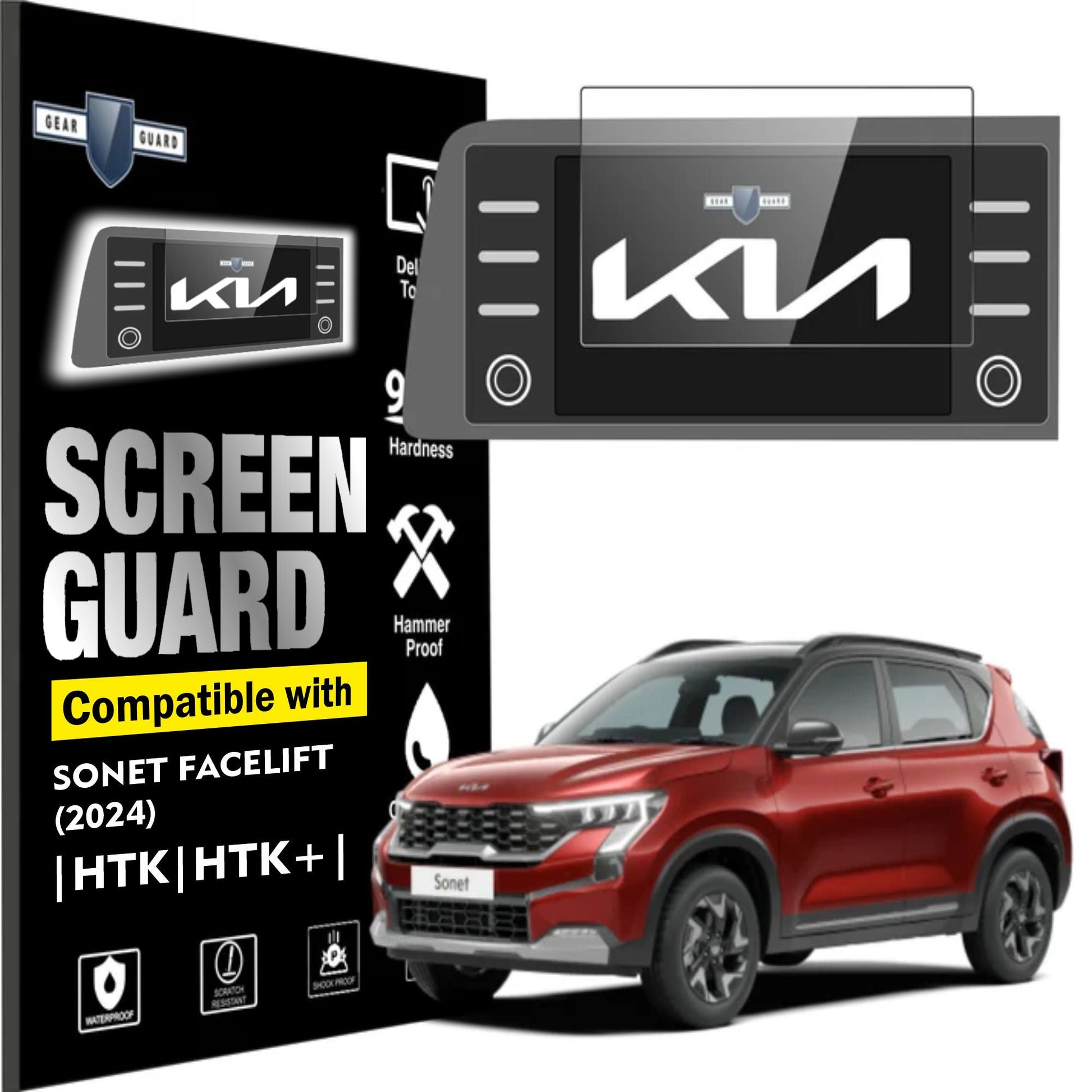 Kia Sonet Touch Screen Guard [2024] - S8C_SONET_F