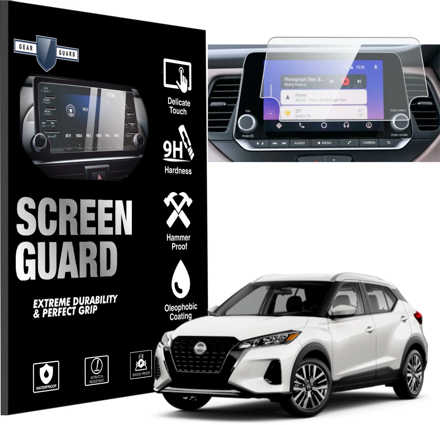 Nissan Kicks Accessories Touch Screen Guard - 2021