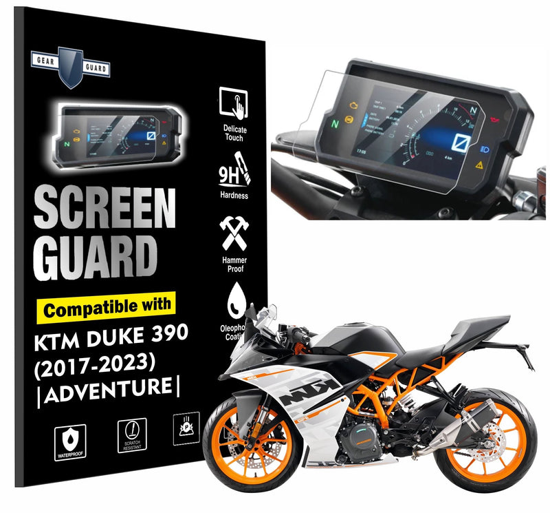 KTM Duke 125 Instrument Cluster Digital Speed Meter Screen Protector [2025] - S4C_DUKE125_2025