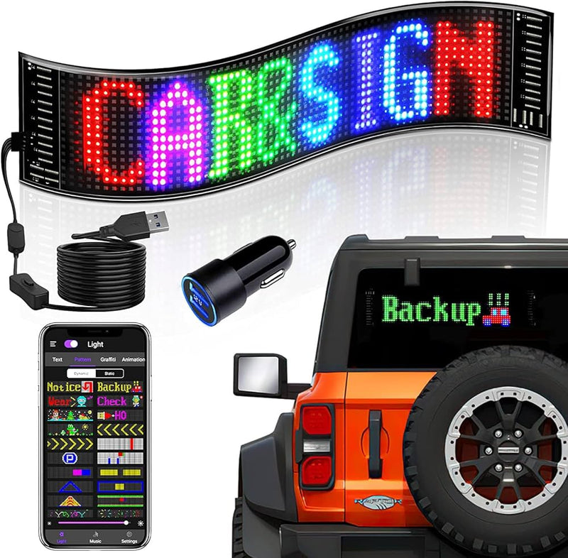 LED Matrix Panel - Soft Screen, Remote Control And APP Control, DIY Animation/text Flexible LED - LED_MATRIX