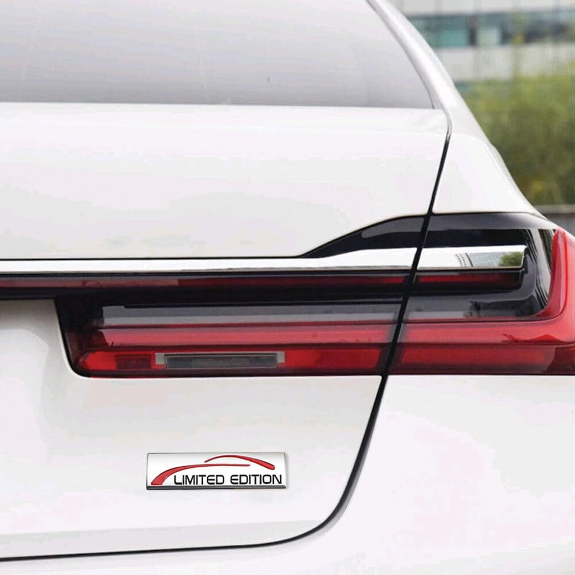 LIMITED EDITION Metal Car Logo Emblem 9 x 2.4cm Chrome Finish Decorative Badge for Vehicle Exterior - STICKER_LT_EDITION