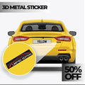 LIMITED EDITION Metal Car Logo Emblem 9 x 2.4cm Chrome Finish Decorative Badge for Vehicle Exterior - STICKER_LT_EDITION-BLK