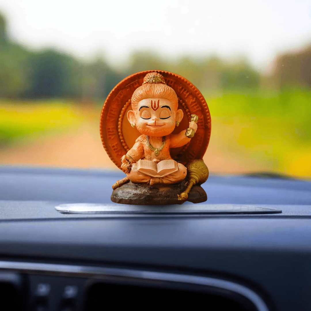 Little Hanuman idol For Car Dashboard Accessories - BAL_HANUMAN_ORAN