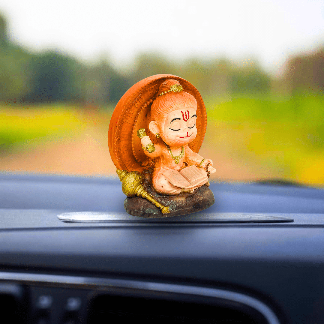Little Hanuman idol For Car Dashboard Accessories - BAL_HANUMAN_ORAN