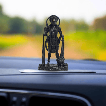 Lord King Of Sarangpur idol For Car Dashboard Accessories - STAND_HANUMAN_BL