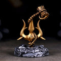 Lord Shiva Trishul with Damru Car Dashboard Accessories - TRISHUL-1