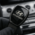 Luxury Gunmetal Finish VIP Seat Belt Alarm Stopper - Pack of 2 - ALRM_STOPPER_HYUNDAI