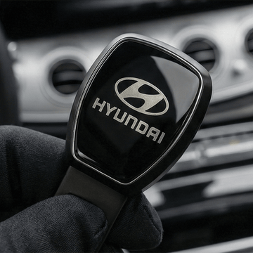 Luxury Gunmetal Finish VIP Seat Belt Alarm Stopper - Pack of 2 - ALRM_STOPPER_HYUNDAI