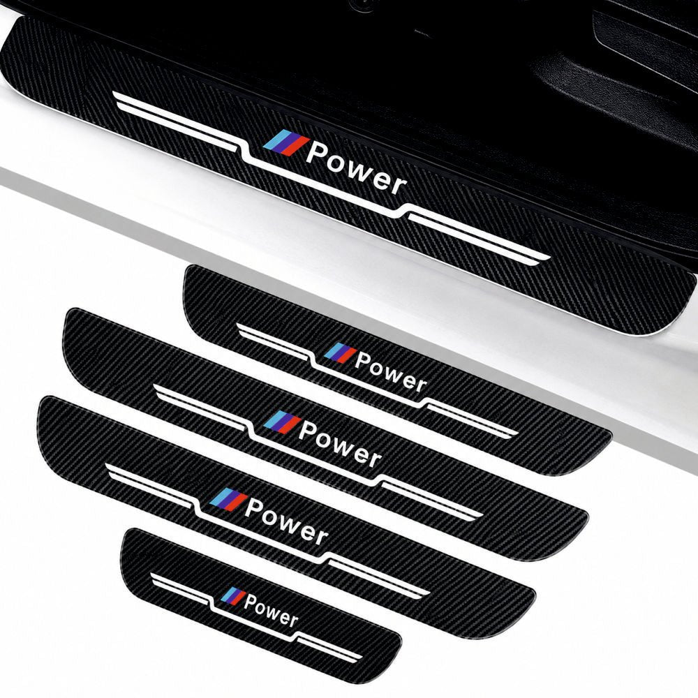 M Power Carbon Fiber Car Door Sill Guard - Set 4 -MPOWER_CF_SILL