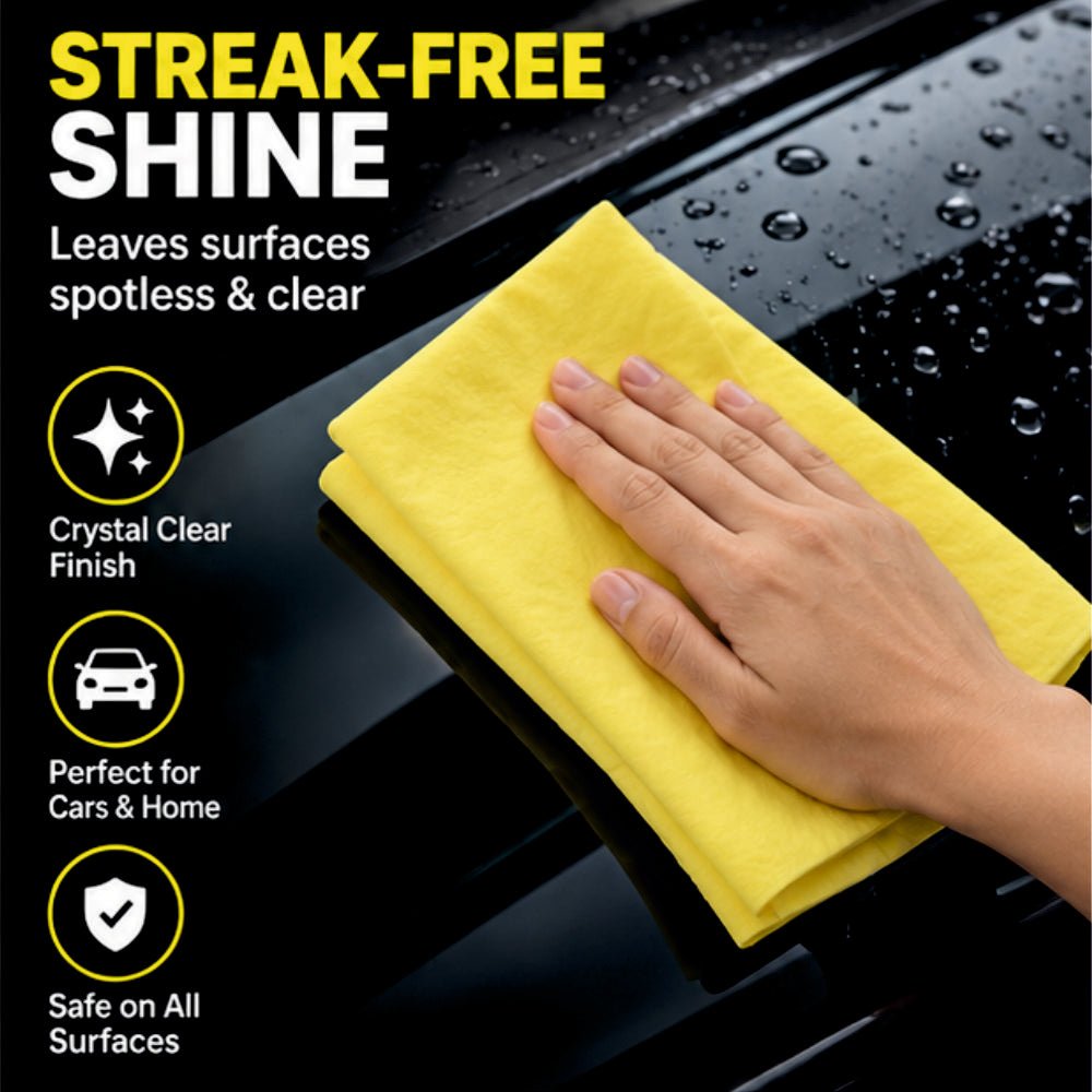 Magic Super Absorbent Cleaning Towel | Reusable Car & Home Drying Cloth [42x30cm] -MAGIC_TOWEL