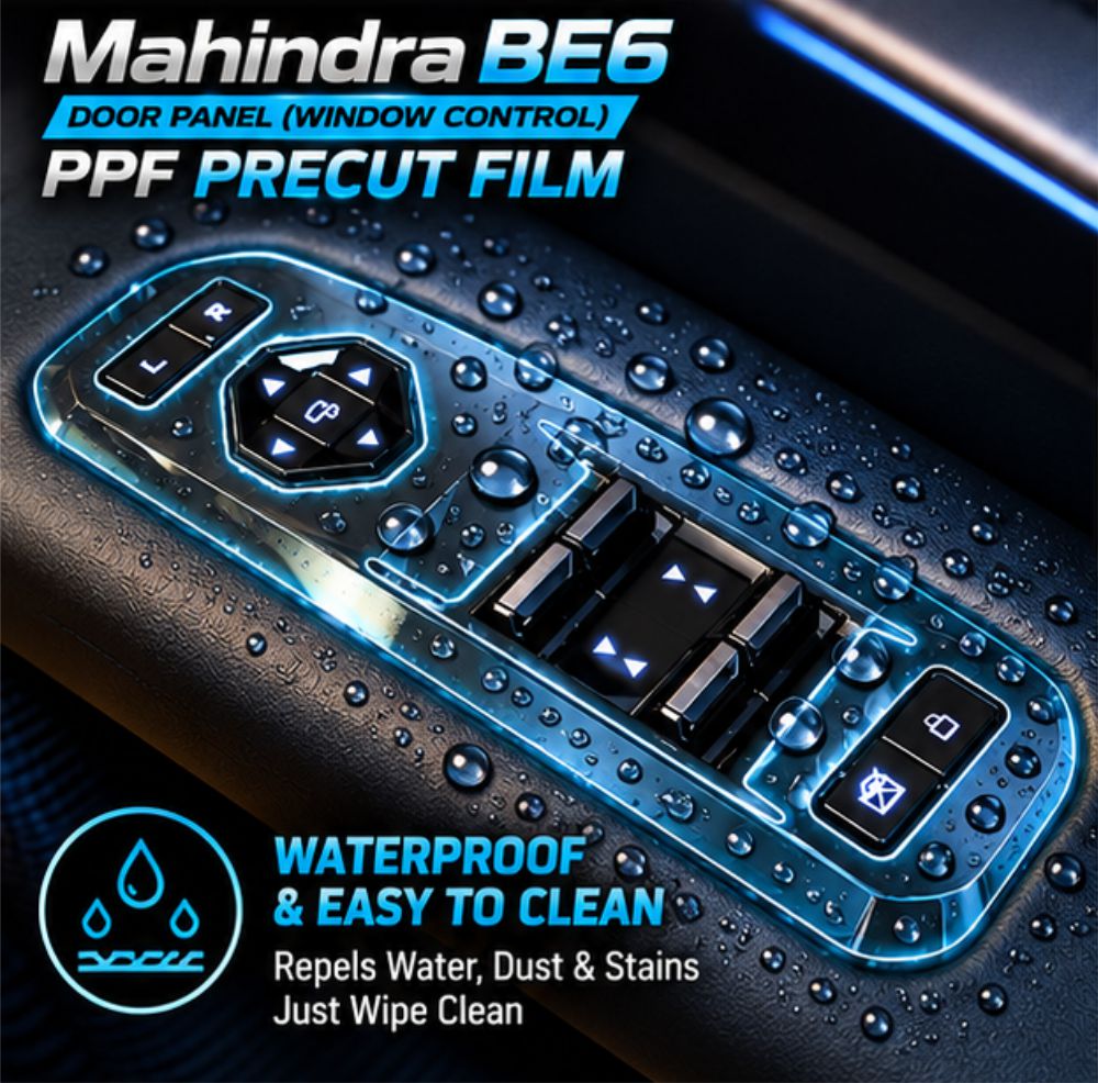 Mahindra BE-6 Interior Door Panel Precut PPF Film -SP_BE6_DOOR_PPF