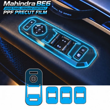 Mahindra BE-6 Interior Door Panel Precut PPF Film -SP_BE6_DOOR_PPF