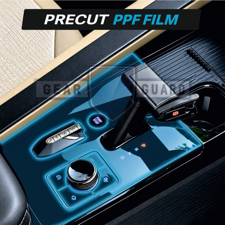Mahindra BE-6 Interior Gear Panel Precut PPF Film -SP_BE-6_GEAR_PPF