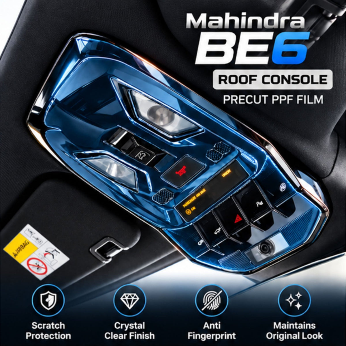 Mahindra BE-6 Interior Precut PPF Film Full Kit -SP-BE6-PPF-KIT
