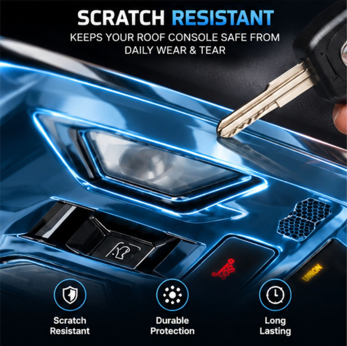 Mahindra BE-6 Interior Roof Console Precut PPF Film -SP_BE6_ROOF_PPF