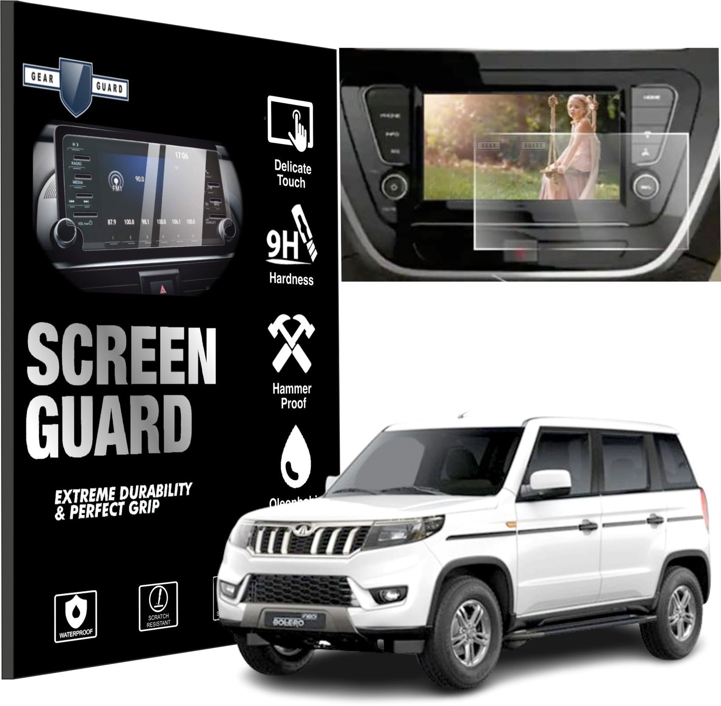 Mahindra Bolero Neo Accessories Touch Screen Guard - 2021 -BOLERO_NEO