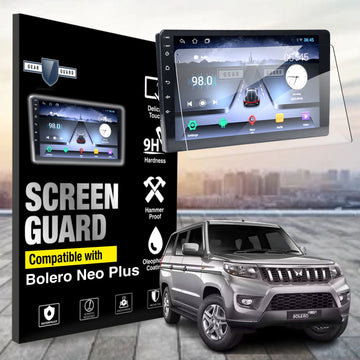 Mahindra Bolero Neo Plus Accessories | 9 Inch Infotainment System Screen Guard [2025 - 2026] - M9C_BOLERONEON_PLUS