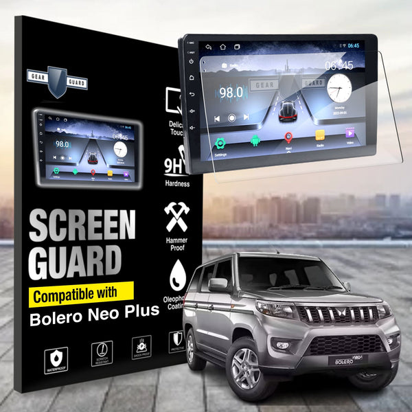 Mahindra Bolero Neo Plus Accessories | 9 Inch Infotainment System Screen Guard [2025 - 2026] - M9C_BOLERONEON_PLUS