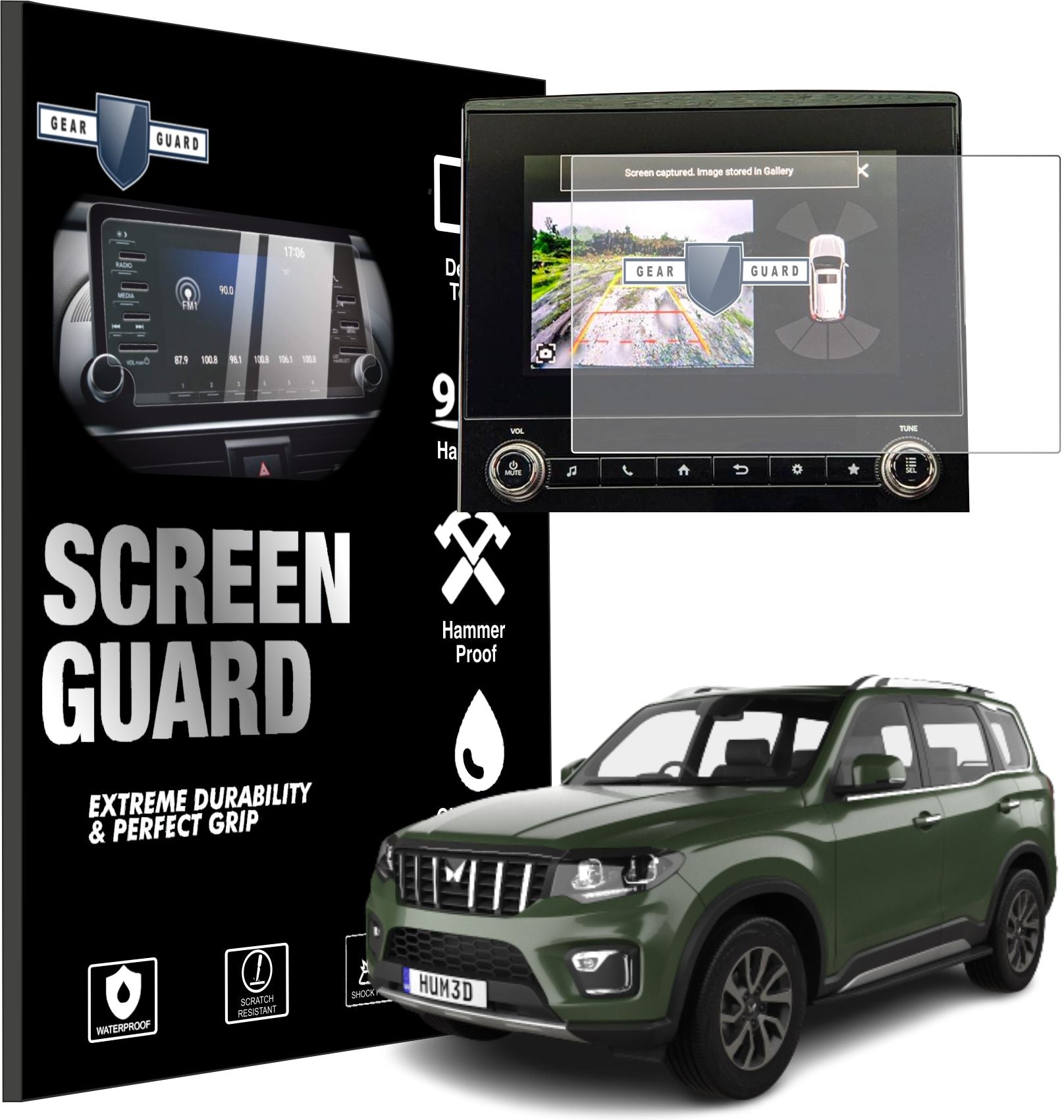 Mahindra Scorpio N 2022 Accessories Touch Screen Guard -SG_MAHINDRA_N_M