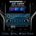 Mahindra Scorpio N AC Panel Precut PPF Guard -SCORPIO_N_AC_PPF