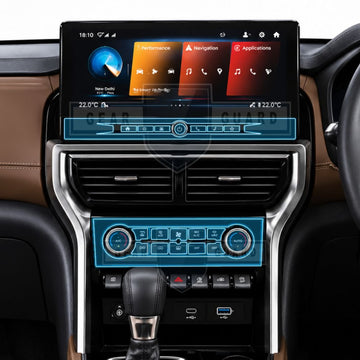 Mahindra Scorpio N Facelift AC | INFO Controller Precut PPF Film [2026] -SCORPIO_N_FCE_AC_INFCONT