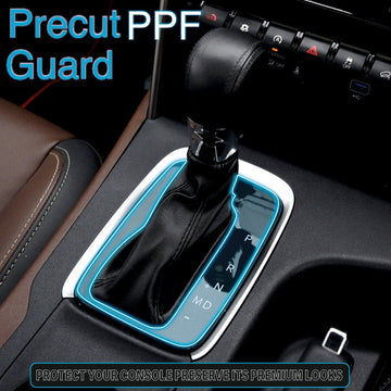 Mahindra Scorpio N Gear Panel Precut PPF Guard -SP_SCOR_N_GEAR_PPF